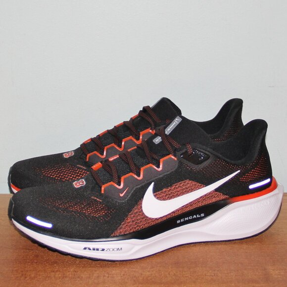 Nike Air Zoom Pegasus 41 Cincinnati Bengals Football Mens 10.5 11 Black